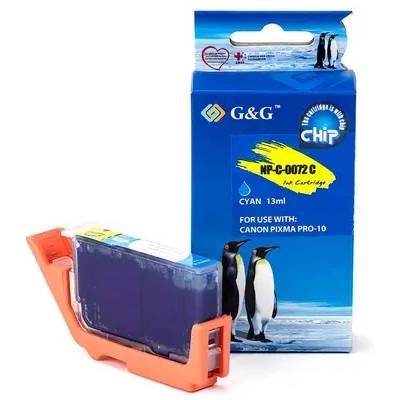Compatible ГЛАВА ЗА CANON PIXMA PRO-10 (PRO10) - Cyan - ink cartridge - PGI-72C (PGI72C) - 6404B001 - PN NP-C-0072C/C(PG) - G&G (200CANPGI 72C)