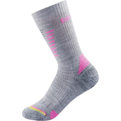 Devold Детски туристически чорапи Devold Hiking Medium Kid Sock Walking socks - Grey Melange - размер 28-30 (EU) (201-1468-0112)