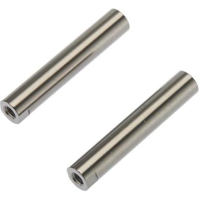 Axial závitová trubička 6x33 mm hliník šedá 2