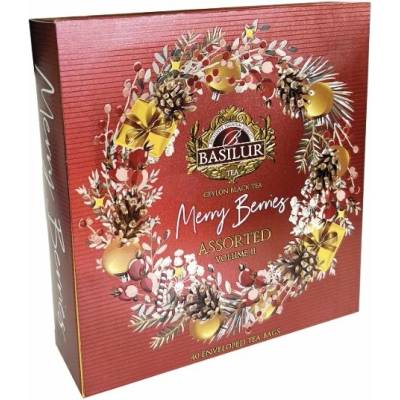 BASILUR Merry Berry Assorted Vol. II 40 gastro sáčků