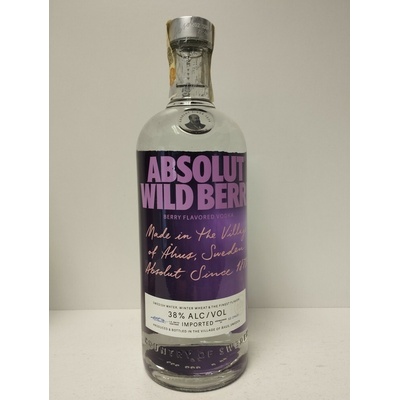 Absolut Wild Berri 38% 1 l (holá láhev)