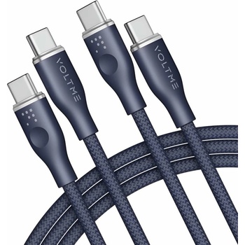 Voltme C2062 Powerlink Rugg USB-C/ USB-C, 1,8m, modrý