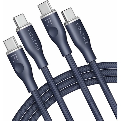 Voltme C2062 Powerlink Rugg USB-C/ USB-C, 1,8m, modrý