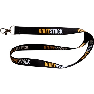Šňůrka na krk KNFS , 20 mm s karabinkou