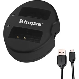 KingMa Dual USB Charger за DMW-BLG10 Батерии за Panasonic Lumix GX7, GF6 и LX100 Зарядно за батерии