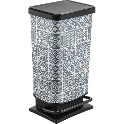 Rotho odpadkový kôš PASO 40 l, ornament