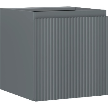 Mexen Rivel шкафче за баня под умивалник 45 см, 1 врата, релефно, графит мат - 91A21-04547-1-BF66 (91A21-04547-1-BF66)