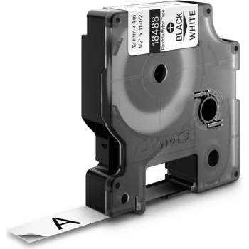 Image 1 of DYMO Гъвкава найлонова лента Dymo DY18488 12mm, черна / бяла (S0718100)