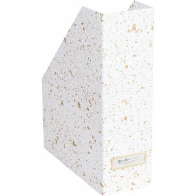 Bigso Viktoria Paper Laminate organizér bílá/zlatá