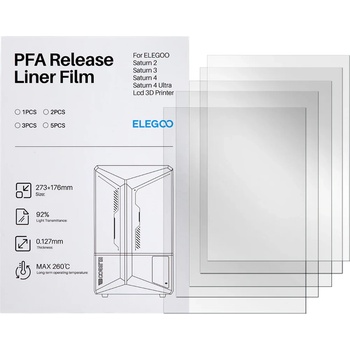 Elegoo Комплект PFA фолио - 5 бр. - Saturn 2 (50.102.0026)