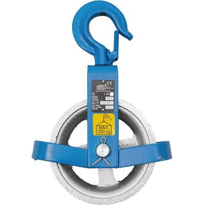 Brano Строителна макара с кука и капак Brano Z500 C, 123-118100-301-D - 125 mm, 0.5 t (123-118100-301-D)