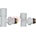 THS Thermostyle Радиаторен сет lux duo white ths 1/2 ъглов
