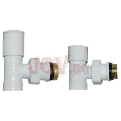 THS Thermostyle Радиаторен сет lux duo white ths 1/2 ъглов