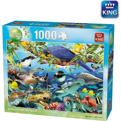King Zázraky říše zvířat 1000 dílků