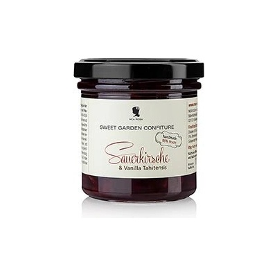 Cathrin Kluge Mea Rosa Sweet Garden Confiture ovocná pomazánka z višní a tahitské vanilky Mea Rosa 180 g