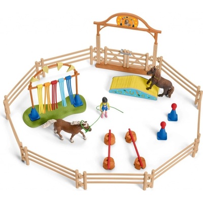 Schleich 42363 Jezdec s poníky – Zboží Dáma