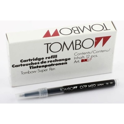 Tombow Пълнител за ролковата писалка Tombow 0, 10 различни цветове (BK-LP07-33)