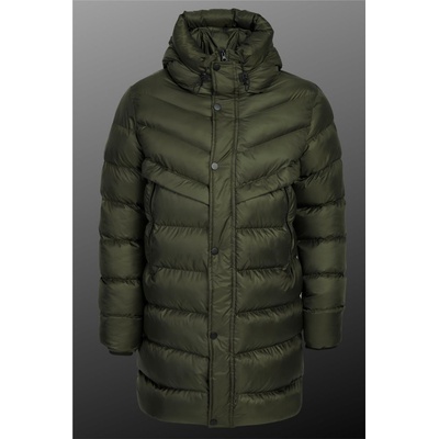 D1fference Мъжко водонепромокаемо и ветроустойчиво яке с качулка du - Каки #408721 (408721_Хаки)