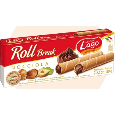 Gastone Lago Roll Break Nocciola 80 g – Sleviste.cz