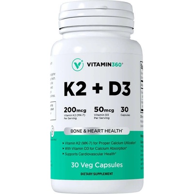 Vitamin360 K2+D3 30 Veg kapsúl