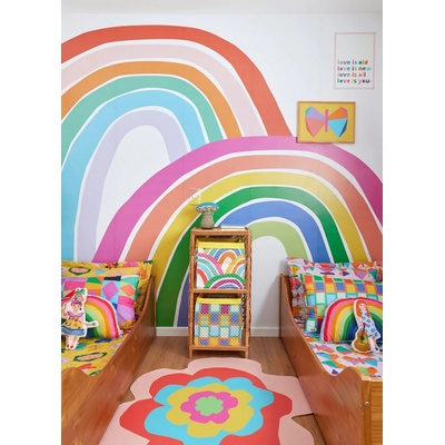 Mooui Nástěnný panel - tapeta - Over the rainbow 4,90 x 2,80 m