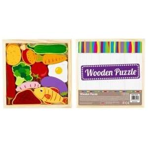 Mega Creative Wooden vegetable box 12 elements