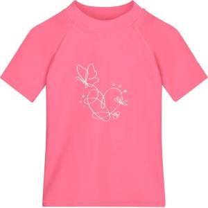 Color Kids Детска плажна тениска от ликра Color Kids Kid's T-Shirt with Print Lycra - Pink Lemonade - размер 104 (EU) (750-2571-0613)