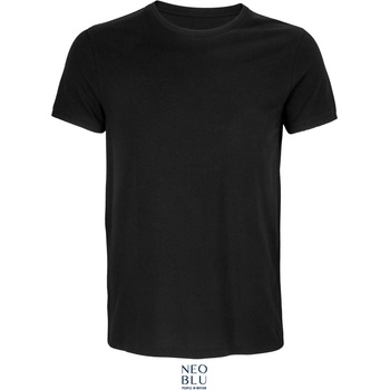 Neoblu 3775 LORIS / Унисекс тениска от пике - тъмночерна 4XL (243775n1114)
