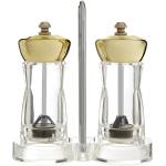 Premier Housewares Комплект мелничка за сол и пипер със стойка със сребърни детайли - Premier Housewares (0507239)