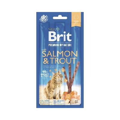 Brit Premium by Nature Cat Sticks with Salmon & Trout 3 ks