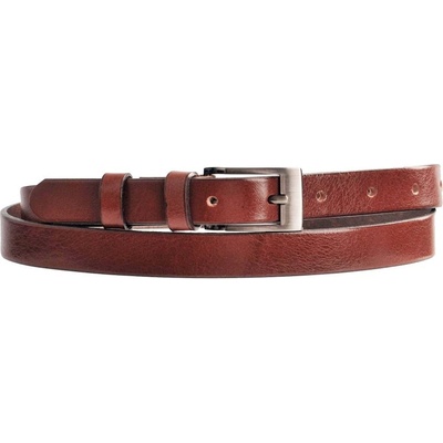 Penny Belts dámský kožený úzký pásek 183-48 hnědý