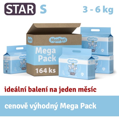 MonPeri STAR S 3-6 kg 2 164 ks