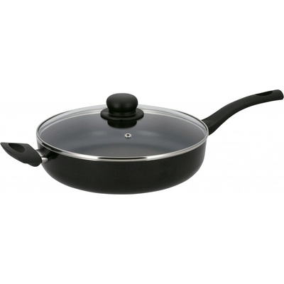 SILVERCREST Hliníková pánev s poklicí Alu Noir, 28 cm