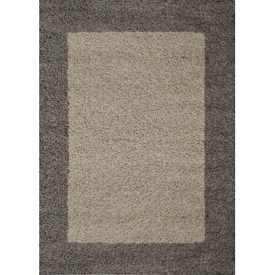 Vopi Life Shaggy 1503 taupe Kulatý