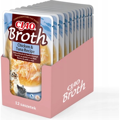 Ciao Broth Chicken & Tuna 40 g
