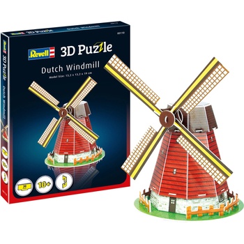 Revell Мини 3d пъзел - Вятърна мелница (r00110)