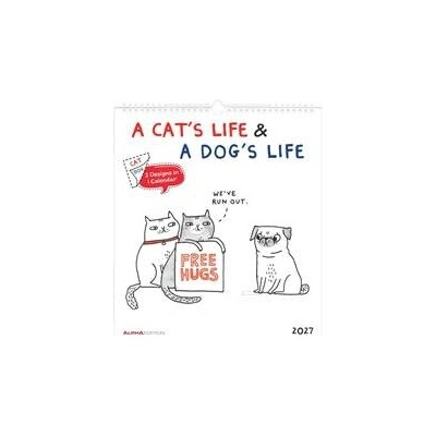 2027 A Cat’s Life & A Dog’s Life kalendár autor neuvedený