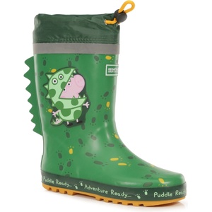 Regatta Гумени ботуши Regatta Kids' PeppaWelly Wellingtons - Dino Green