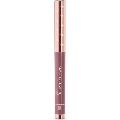 Naj-Oleari Absolute Stay Eyeshadow dlouhotrvající oční stíny v tyčince 08 pearly burgundy 1,64 g