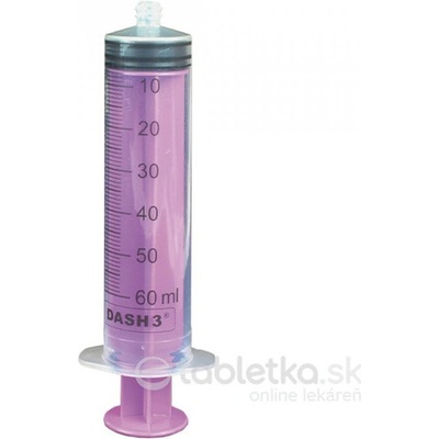 ENFit D-3nteral striekačka jednorázová na podávanie enterálnej výživy (60 ml) 1x1 ks 1 jednorazová striekačka (60 ml)
