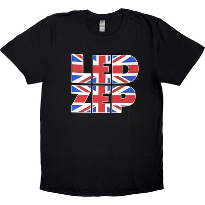 Led Zeppelin Union Jack Type Black L Риза (LZTS22MB03)