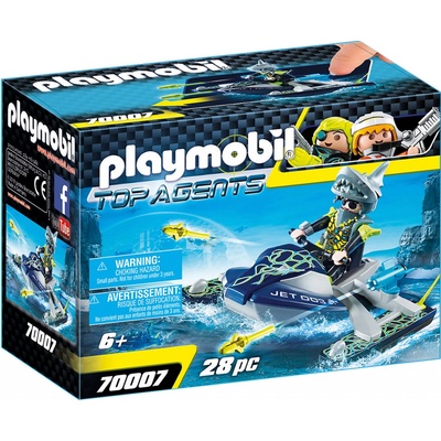 Playmobil 70007 Spy Team Jet Ski Shark – Zbozi.Blesk.cz
