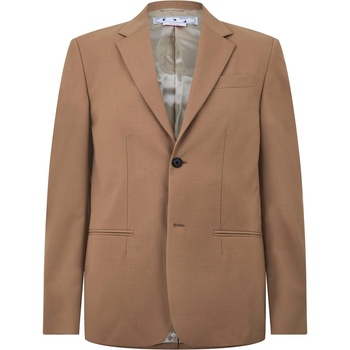 Image 1 of OFF WHITE Сако OFF WHITE Men's Double Breasted Drill Relaxed Blazer - Camel