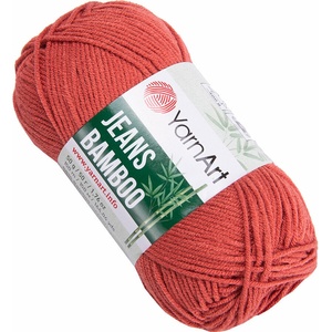 YARNART Jeans Bamboo 142 Terracotta Плетива прежда (Jeans Bamboo 142)