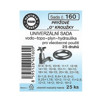 Hartman těsnění Sada č. 160