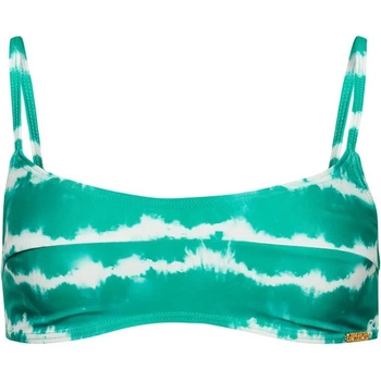 Superdry Code Tie Dye bikini top - Green (Tie Dye Green)