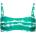 Superdry Code Tie Dye bikini top - Green (Tie Dye Green)