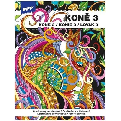 MFP 5301220 Omalovánky antistresové Koně 3 210x290mm/32s