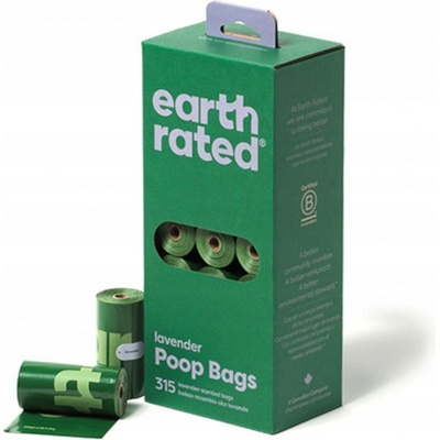 Earth Rated Sáčky na psí exkrementy s vůní levandule 21 rolí 315 ks