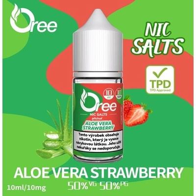 Oree SALT Aloe Vera Strawberry 10 ml 10 mg